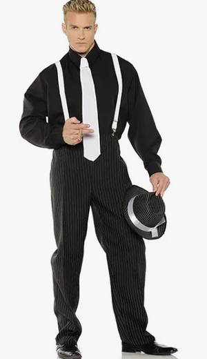 ADULT COSTUME:  Gangster One Size