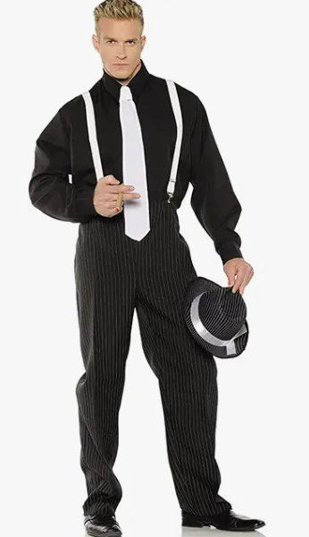 ADULT COSTUME:  Gangster XXL