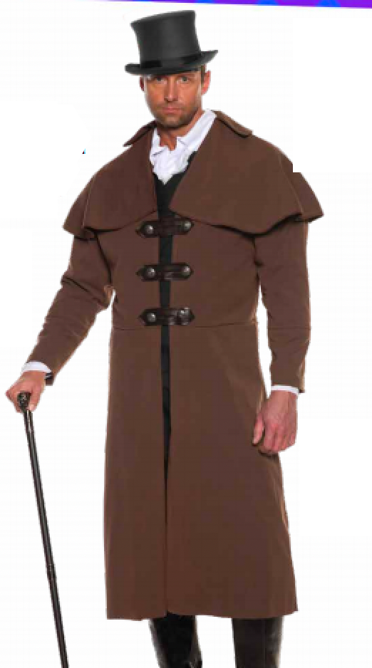 COSTUME RENTAL - C105 Victorian Carriage Coat / Interview with a Vampire 1 pc XL