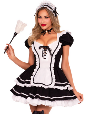 COSTUME RENTAL - O67 French Maid Medium 4 pc
