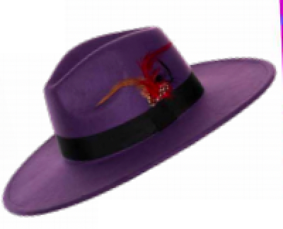 COSTUME RENTAL - Z471 Purple Pimp Hat