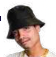 COSTUME RENTAL - Z473 Black pleather rapper Hat