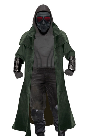 COSTUME RENTAL - F53 Badland Warrior 8 pc XL