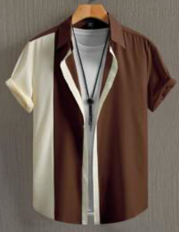COSTUME RENTAL - J50C 1950's Bowling Shirt Large