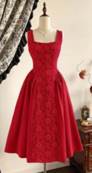 COSTUME RENTAL - J61A 1950's Red Sock Hop Sally Large