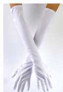 ACCESS: Gloves, White Long