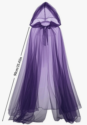 ACCESS: Cape,  Purple Net 34"