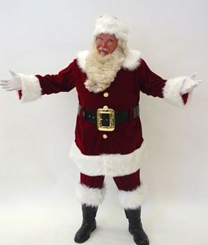 COSTUME RENTAL - S131 MAJESTIC SANTA XL - 13PC