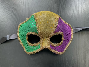 MASK: Sequin Mardi Gras Mask