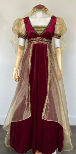 COSTUME RENTAL - A17C Bridgerton Princess  3pcs small