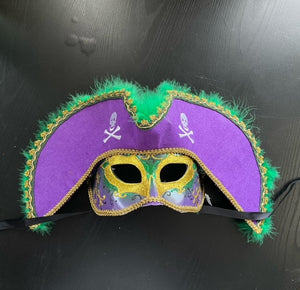 MASK:  Pirate Venetian Theatrical Mask