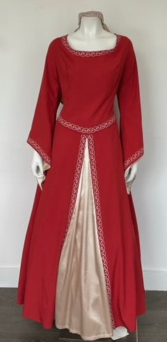 COSTUME RENTAL - A32 Red Faire Maiden - 2 pcs XL