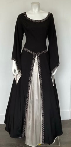 COSTUME RENTAL - A33 Black Faire Maiden - 1pc Large