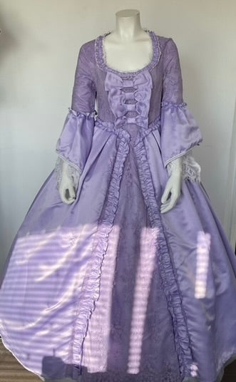 COSTUME RENTAL - B11A Lilac Marie / Bridgerton-2 pc MEDIUM