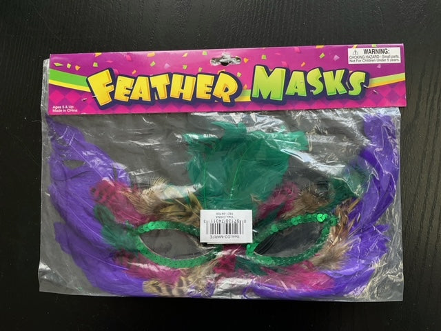 MASK:  Feather Mask