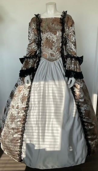 COSTUME RENTAL - B29 Madame de Pompadour,  XL 2pc