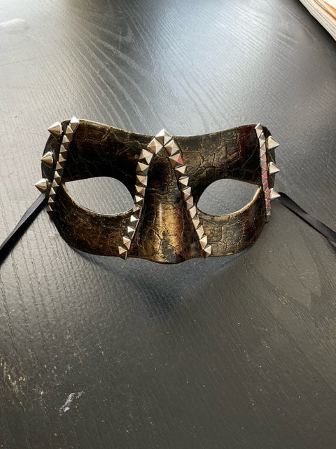 MASK: Black Studded mask