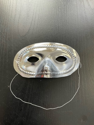 MASK:  Silver Plastic Eyemask