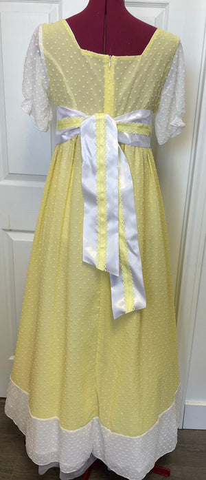 COSTUME RENTAL - C5 Bridgerton Dress Yellow Medium 2 pcs