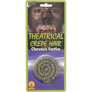 MAKEUP:  Theatrical crepe hair (dark grey)