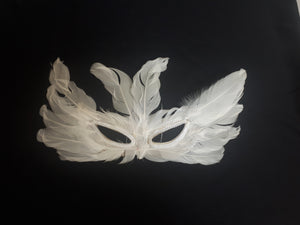 MASK:  eyemasks PY714 White feather