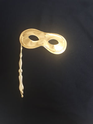 MASK: Gold Mask on Stick