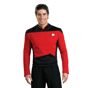 COSTUME RENTAL - D40 Red Star Trek Shirt  XL