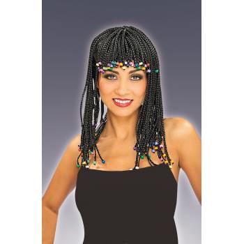 Wig: Corn Row Black Wig