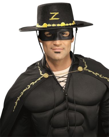 HAT: Zorro hat and mask set