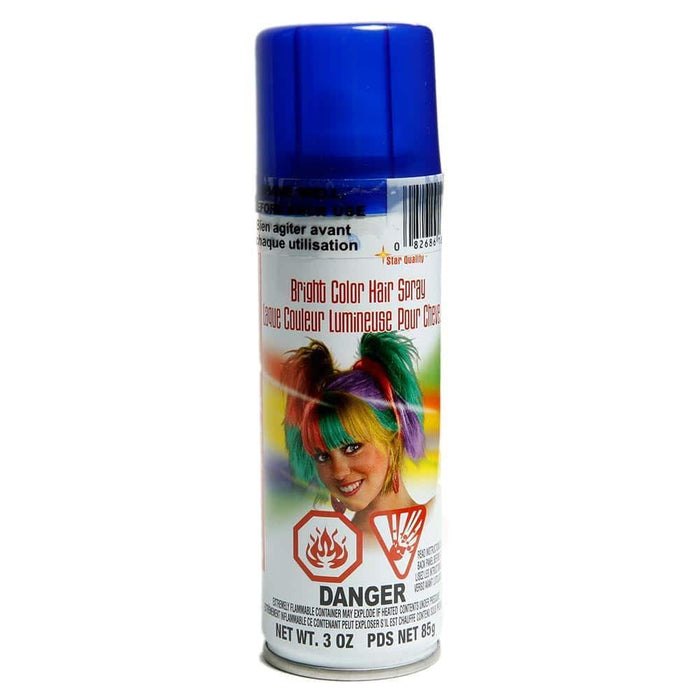 MAKEUP:  Bright color Hairspray, purple 85g