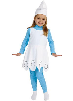 KIDS COSTUME:  Smurfette costume