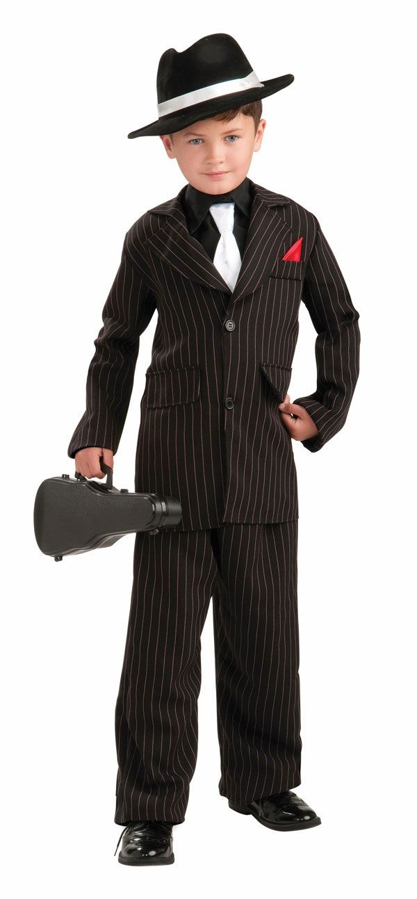Gangster Boy Childrens Costume Gangster Boy Childrens Costume