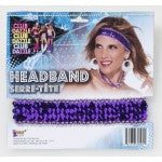 ACCESS: Headband, Disco Sequin purple