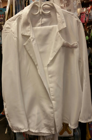 COSTUME RENTAL - X62 Disco Suit, 2 pc White