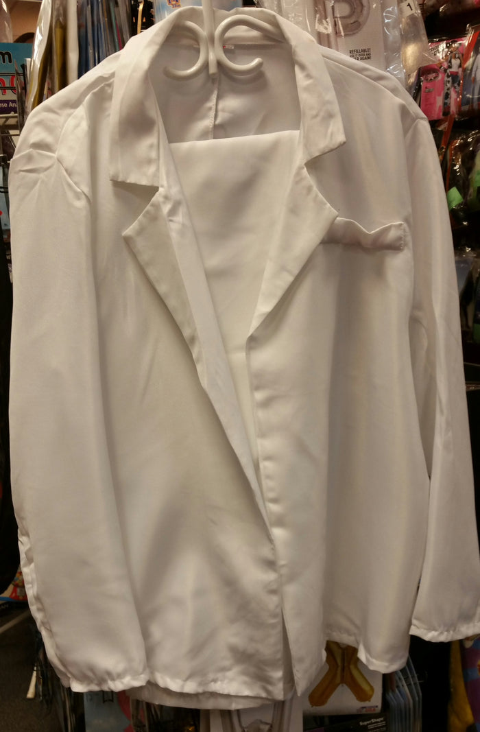 COSTUME RENTAL - X62a Disco Suit, 2 pc White