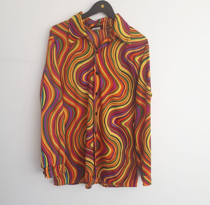 COSTUME RENTAL - X42 Disco Shirt, Psychedelic