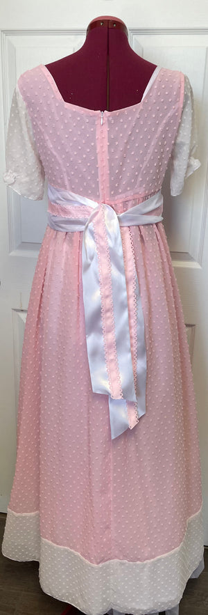 COSTUME RENTAL - c6 Bridgerton Dress Pink Medium