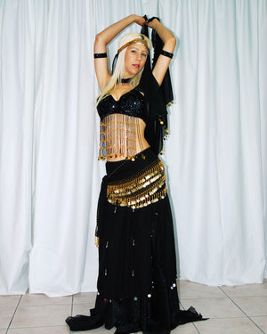 COSTUME RENTAL - I11 Belly Dancer 11pc small