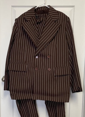 COSTUME RENTAL - J28A 1920's  Clyde Brown Gangster Suit XL