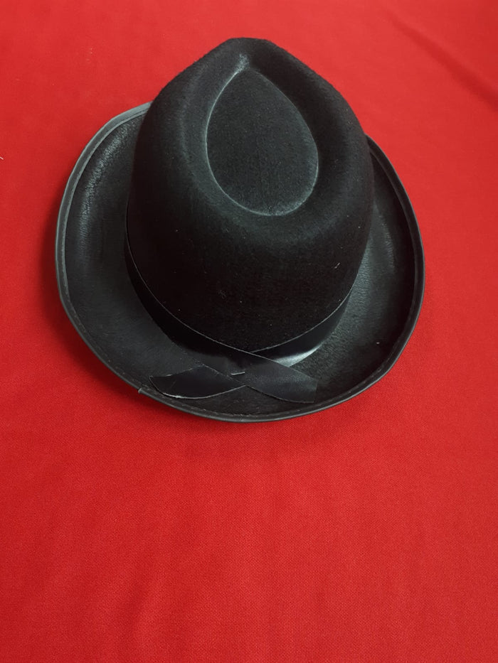 HAT: Fedora/Gangster Hat, Black