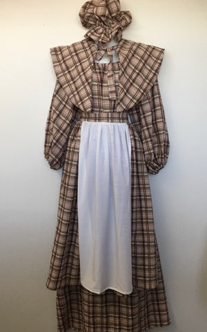 COSTUME RENTAL - c12 Pioneer/Anne of Green Gables - 4 pc Large