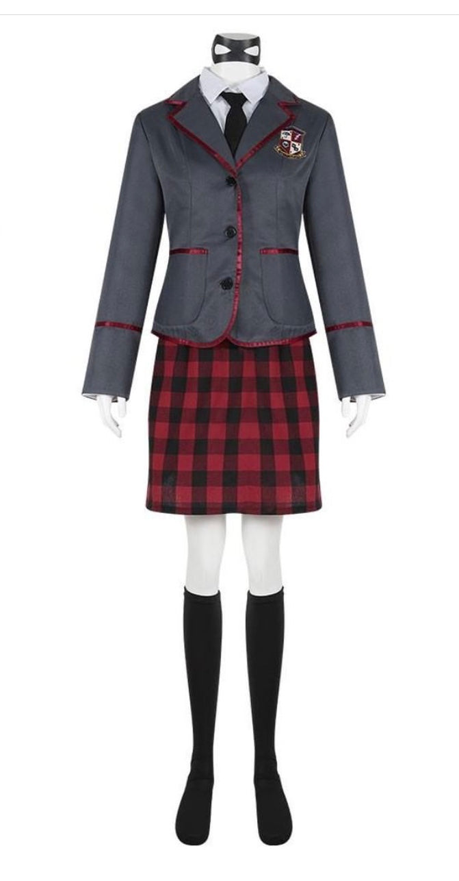 COSTUME RENTAL - M6 Umbrella Academy Girl 6 pcs LRG