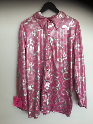 COSTUME RENTAL - X24 Disco Shirt, Pink