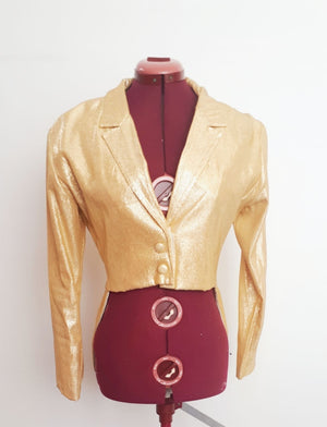 COSTUME RENTAL - M24Tailcoat, glitter gold