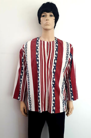 COSTUME RENTAL - X97 1960's hippie shirt