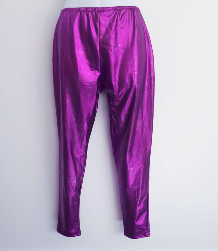 COSTUME RENTAL - Y14 1980's Pink Lame Pants SML