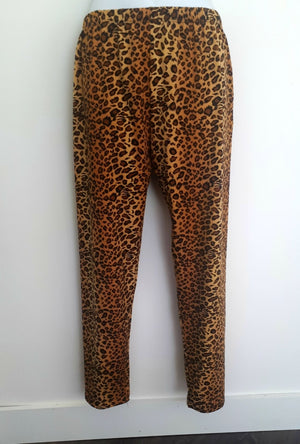 COSTUME RENTAL - Y9 1980's Leopard Pants MED