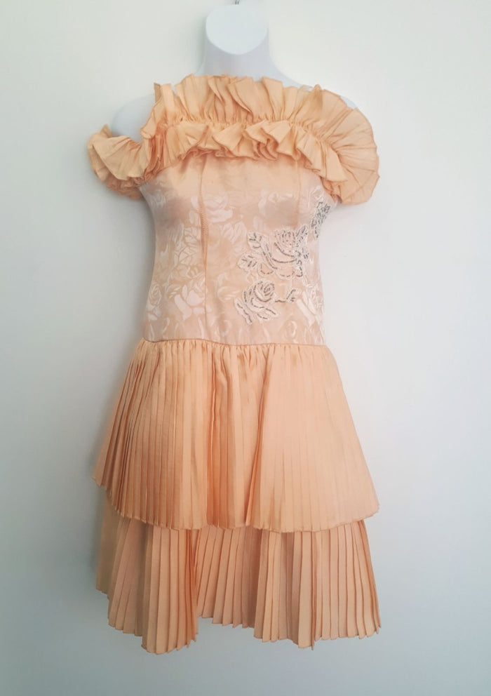 COSTUME RENTAL - Y1 1980's Prom Dress 1 pcs