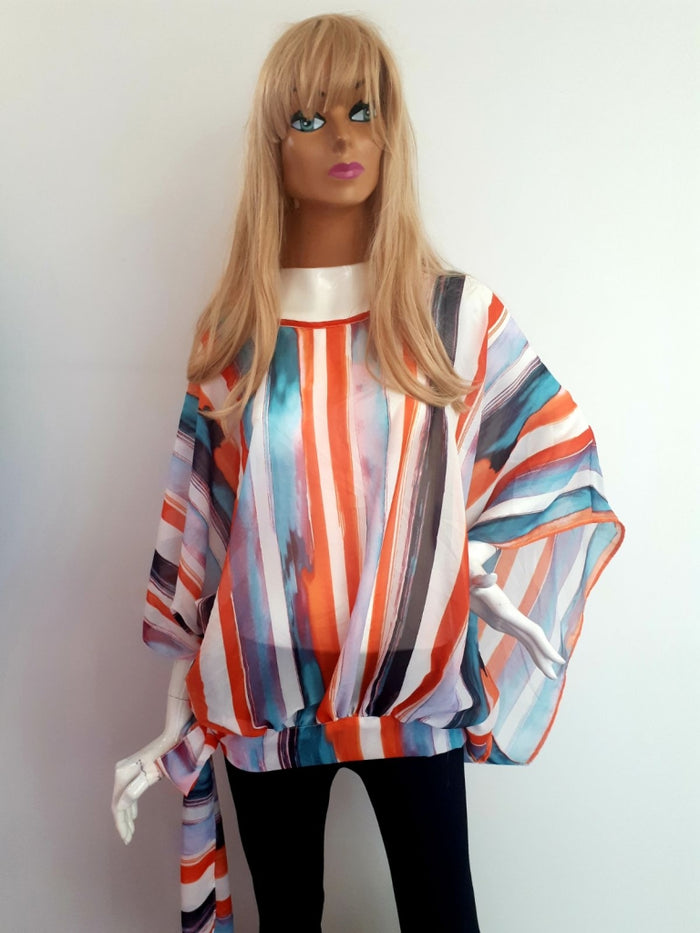 COSTUME RENTAL - X236F Rainbow blouse