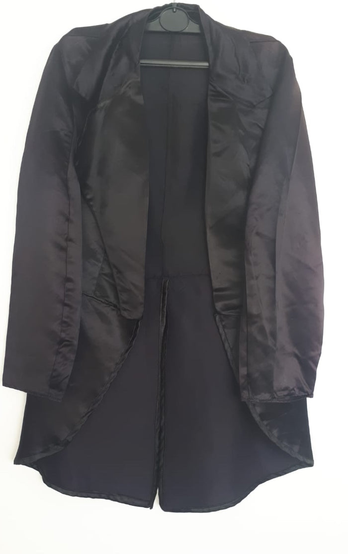 COSTUME RENTAL - M26 Tailcoat, Black Satin